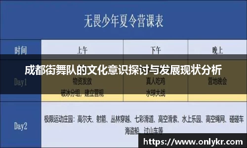 1xBET成都街舞队的文化意识探讨与发展现状分析